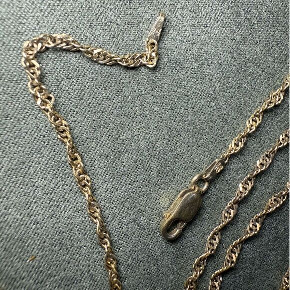 ITALIAN .925 STERLING SILVER Y-NECKLACE – FIXED DROP DESIGN FOR WOMEN - Picture 12 of 17